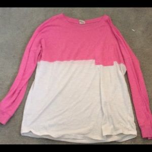 Pink Victoria Secret long sleeve top